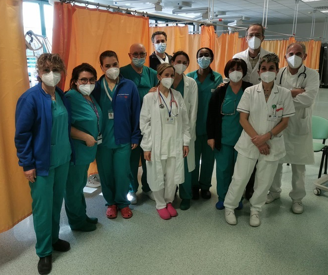 Il team della Cardiologia di Empoli (Fonte foto Ausl Toscana Centro)