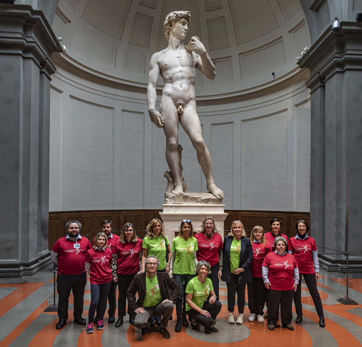 Corri la Vita all'Accademia di Firenze (Foto Guido Cozzi - Fonte Corri la Vita Onlus)
