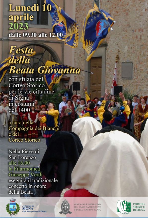 Locandina Festa della Beata Giovanna a Signa 