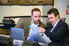 I consiglieri da sx Enrico Carpini  ed Lorenzo Falchi (foto Antonello Serino - Met Ufficio Stampa)