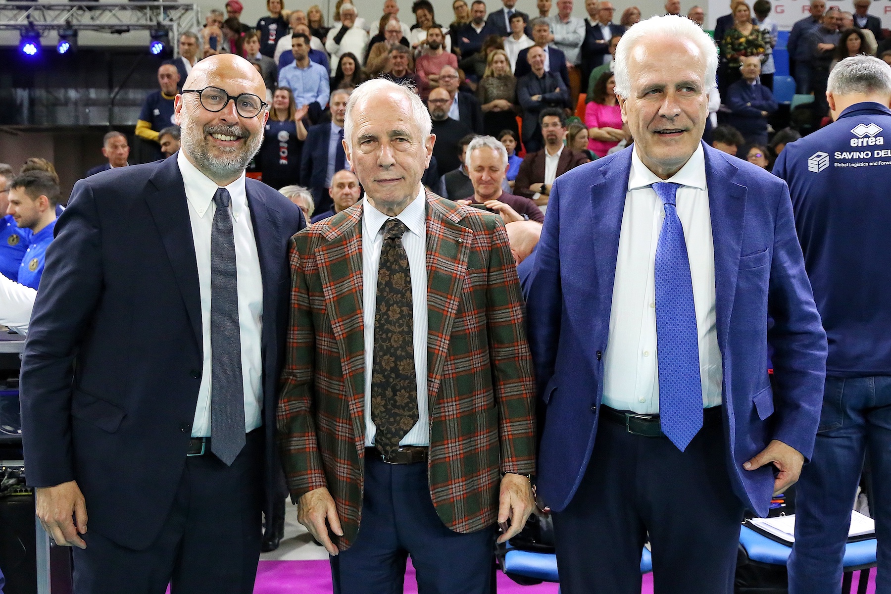 Sandro Fallani, sindaco di Scandicci - Paolo Nocentini, Presidente della Savino Del Bene - Eugenio Giani, Presidente Regione (foto Antonello Serino - Met Ufficio Stampa)