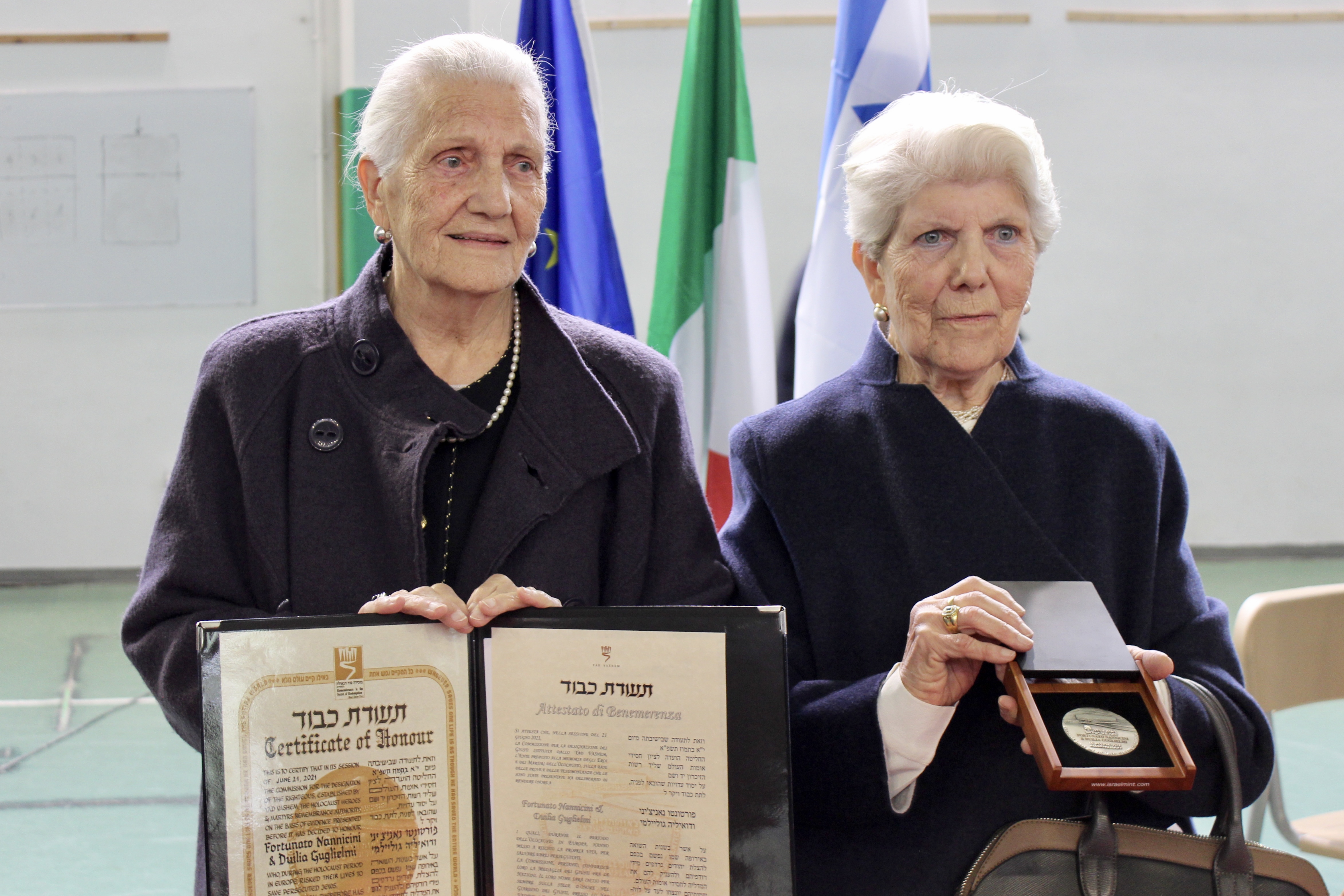 L'ambasciata d'Israele conferisce la più alta onorificenza civile alla memoria di Fortunato Nancini e Duilia Guglielmi (Fonte foto Comune di Signa)