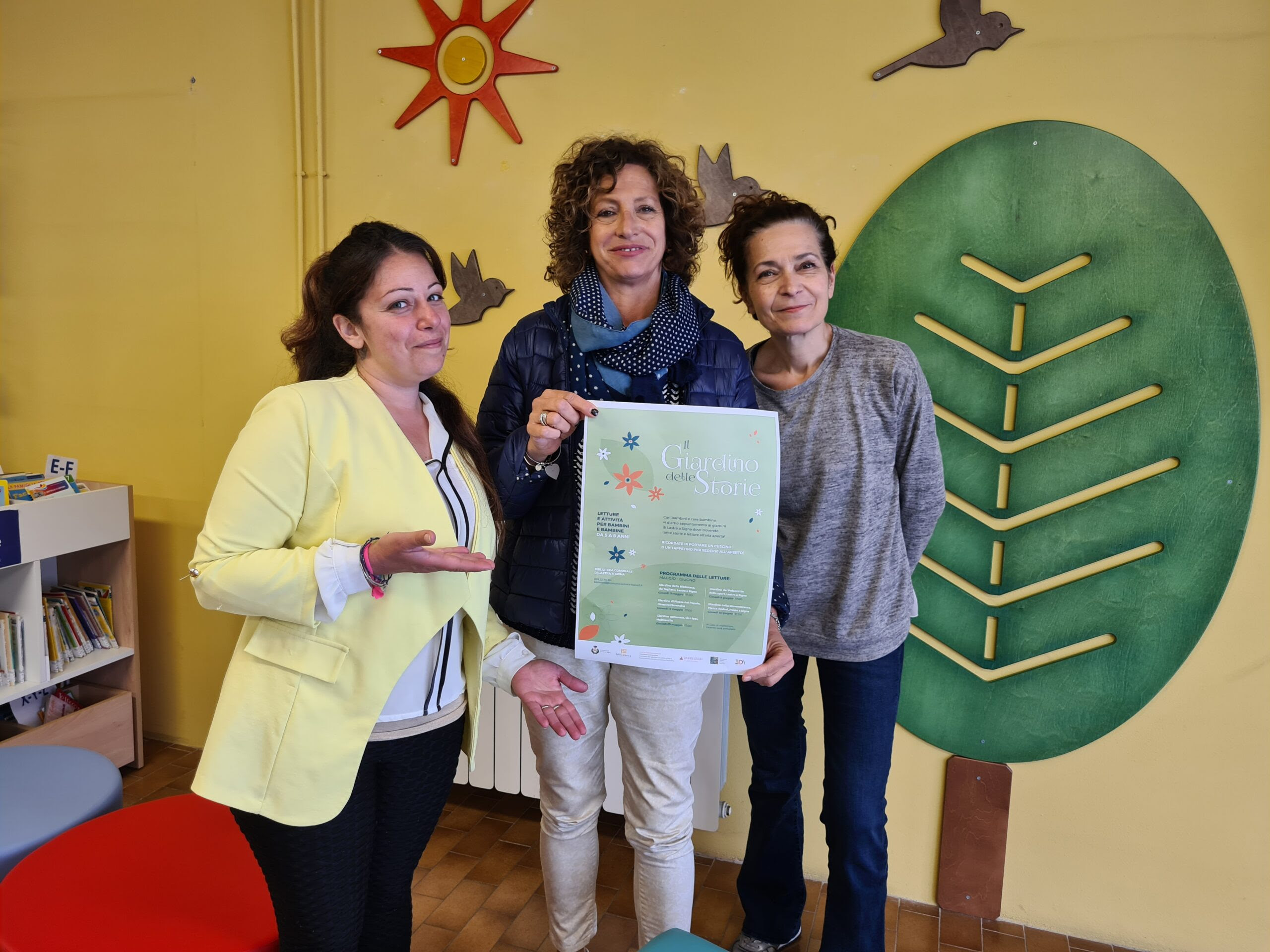 biblioteca comunale, il Giardino delle Storie (Fonte foto Comune di Lastra a Signa)