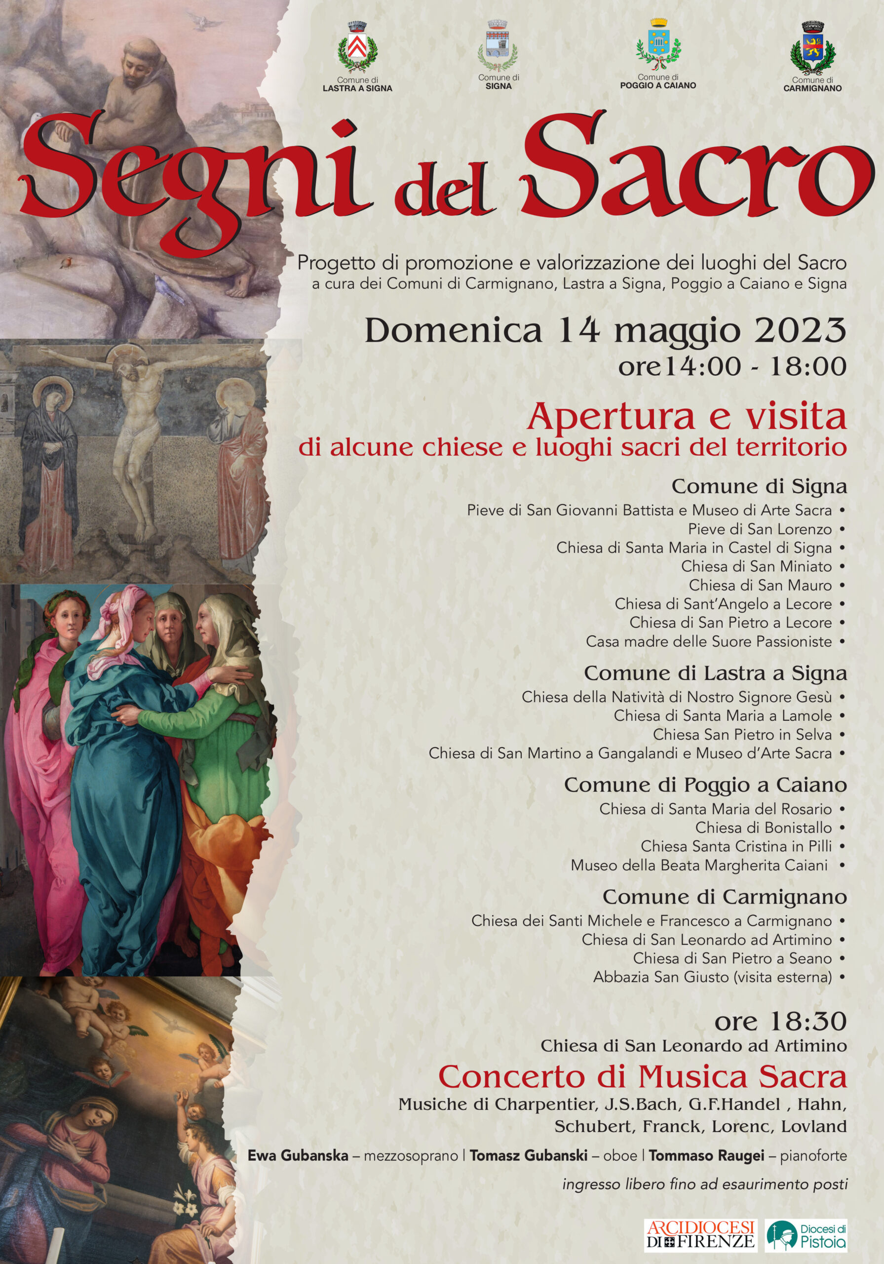 Locandina programma I Segni del Sacro 