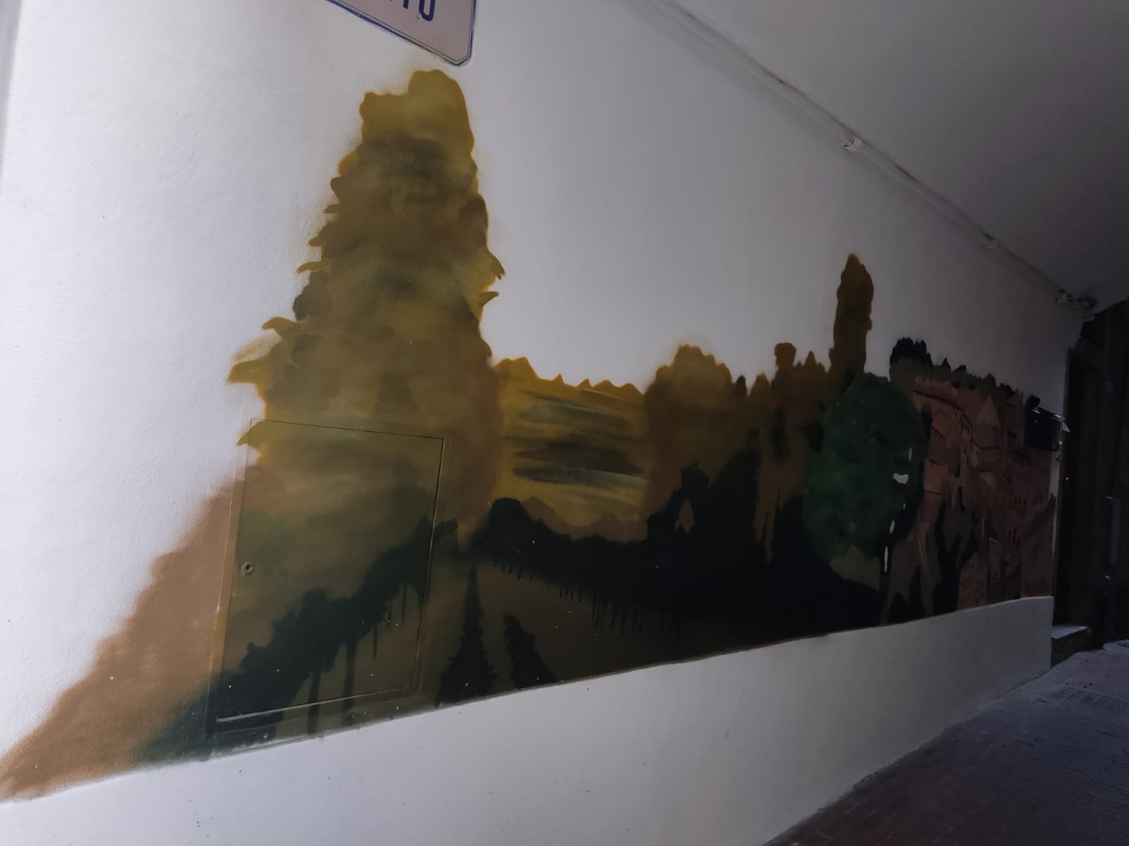 Murales vicolo Torto (Fonte foto Comune di Montaione)