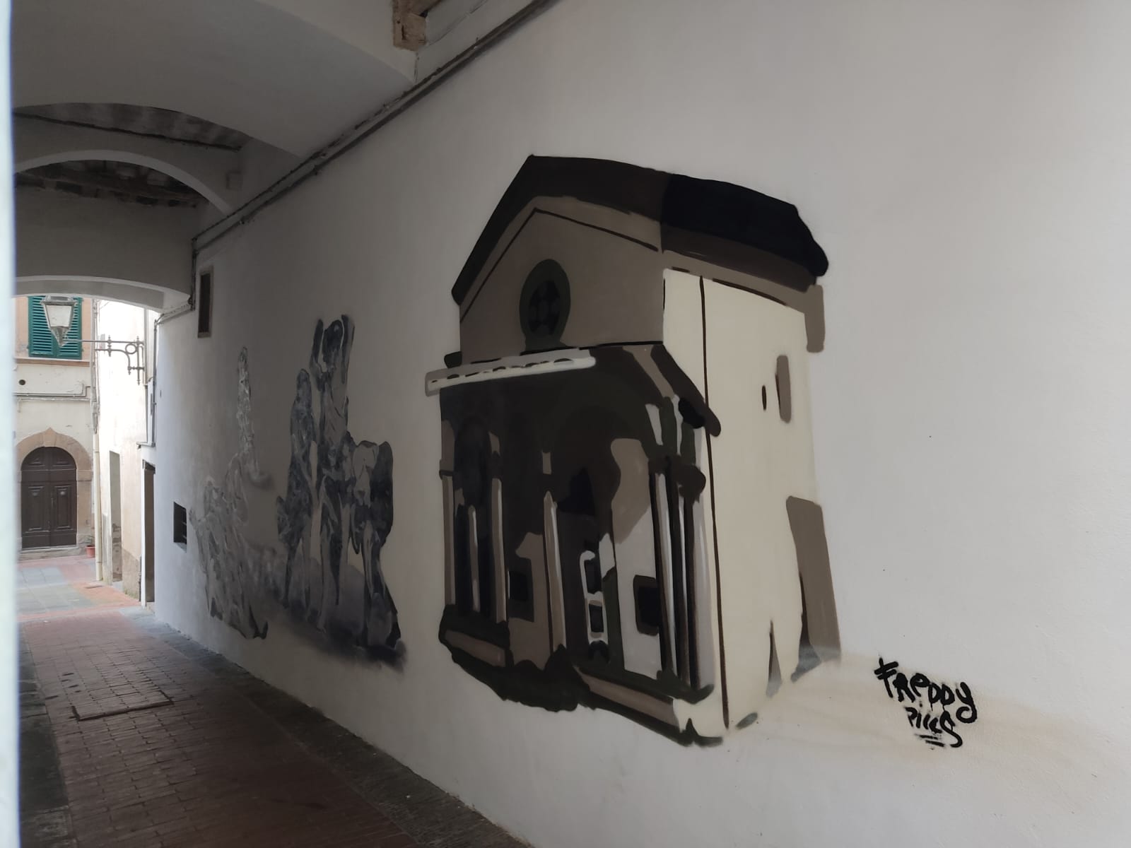Murales vicolo Medio (Fonte foto Comune di Montaione)