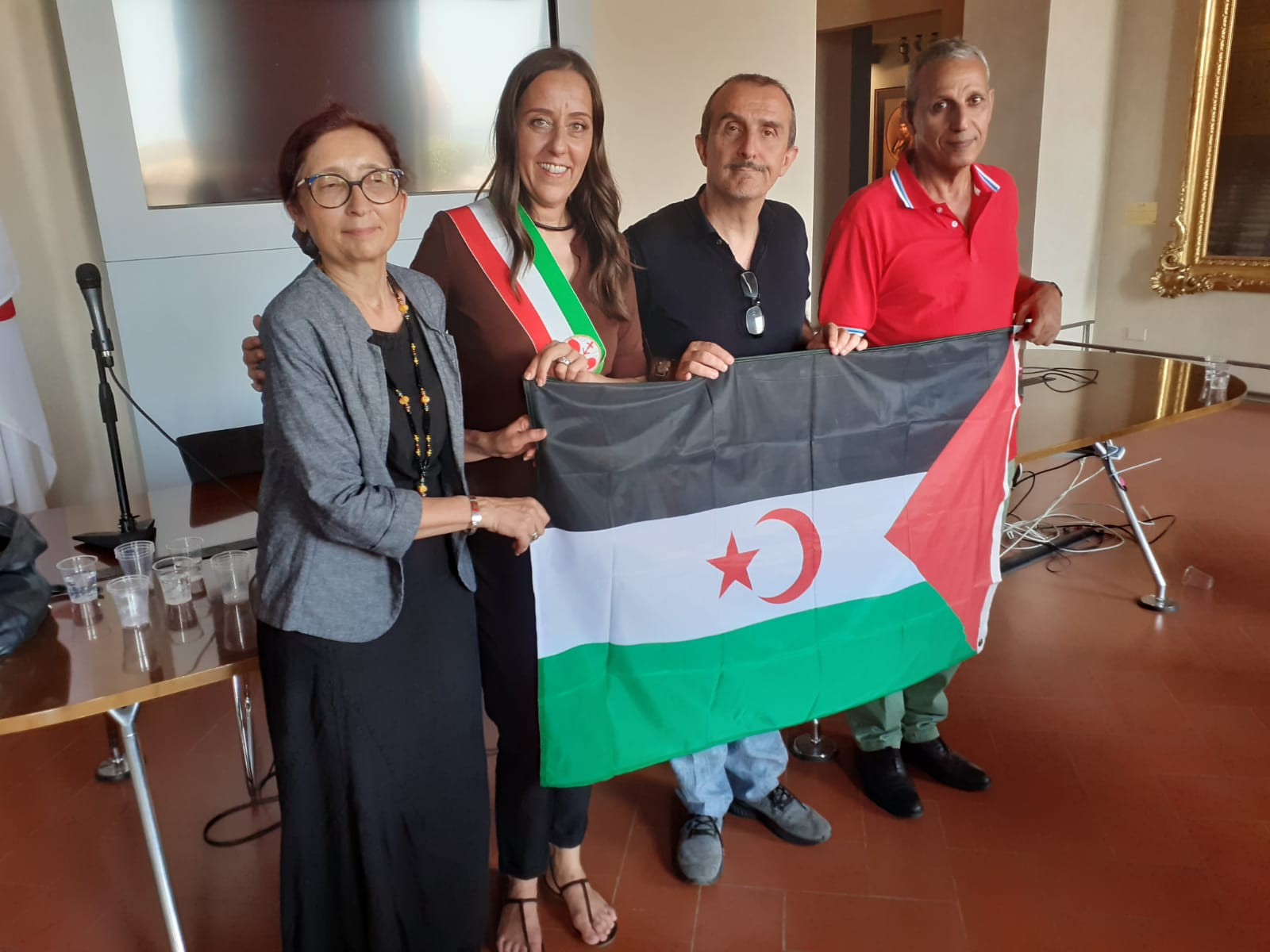 Piccoli Saharawi in Palazzo Vecchio