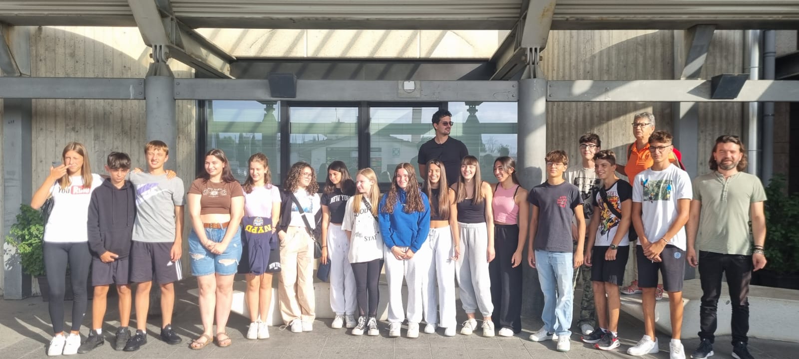 I giovani valdelsani in viaggio nella città gemellata (Fonte foto Comune di Certaldo)