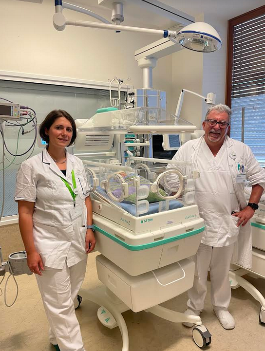 Una delle due nuove culline-incubatrici arrivate al Meyer (Fonte foto Meyer)