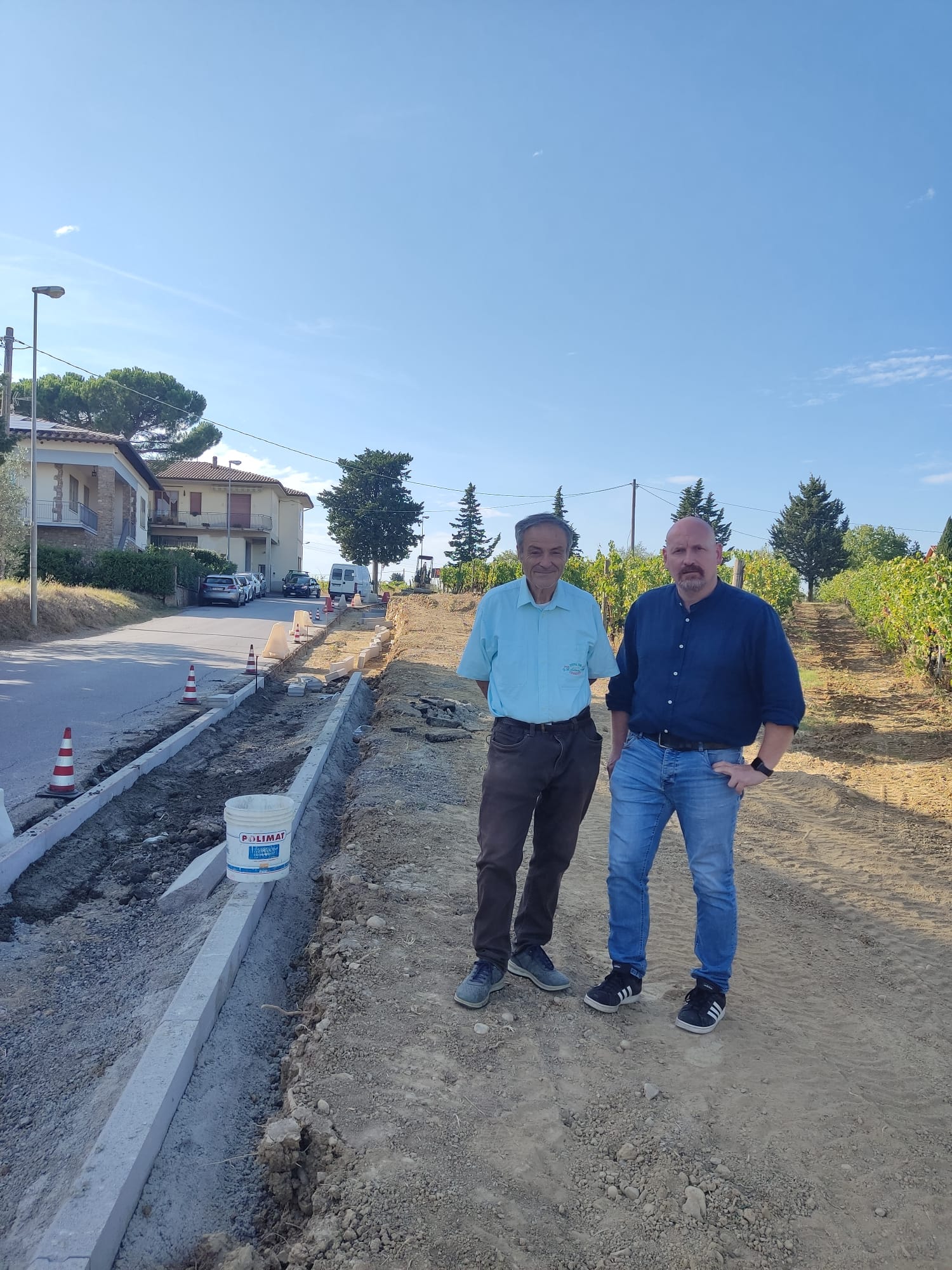 Camminamento pedonale Noce Tavarnelle (Fonte foto Comune di Barberino e Tavarnelle)