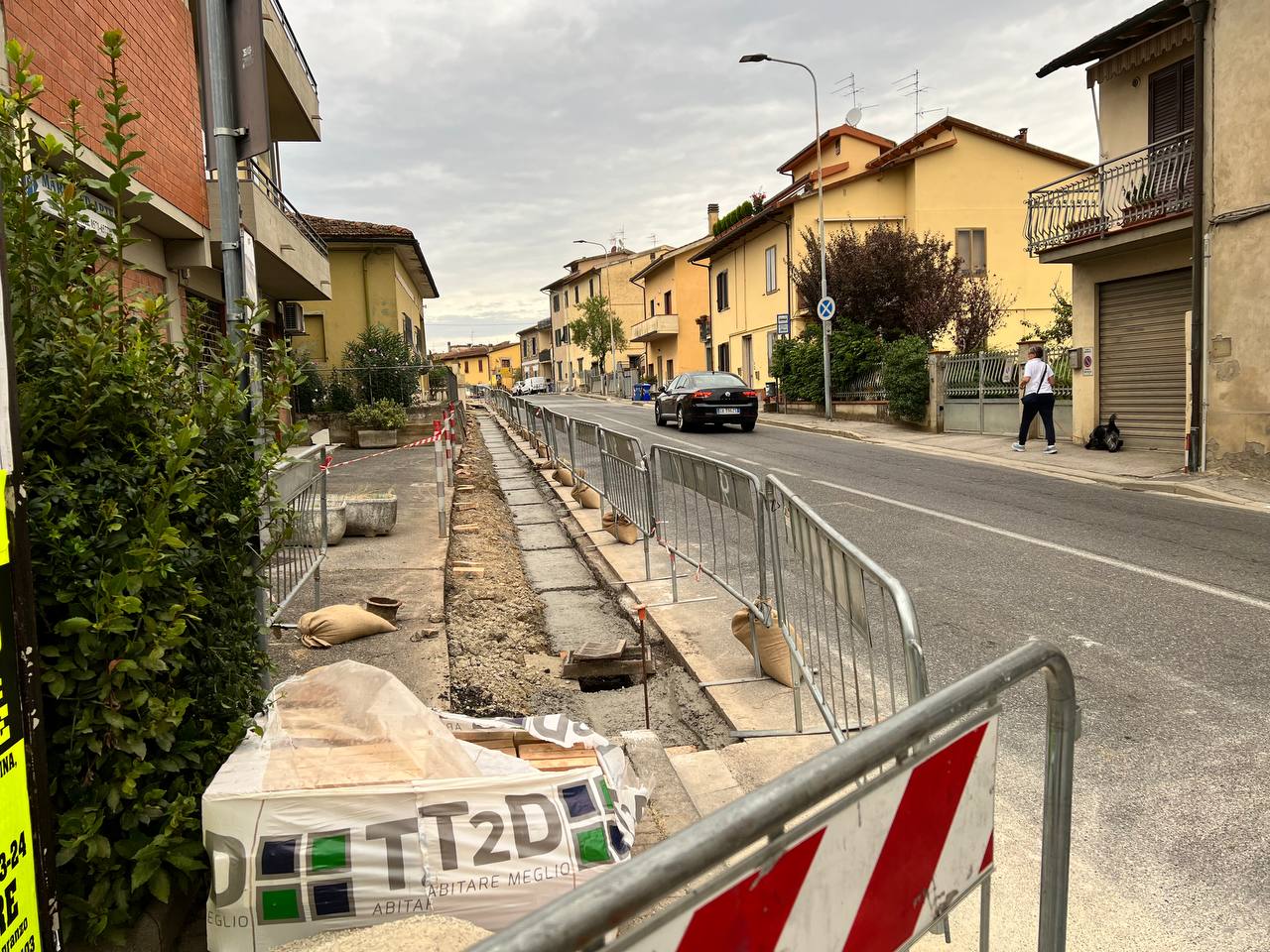Via Taddeini II lotto (Fonte foto Comune di Montespertoli)