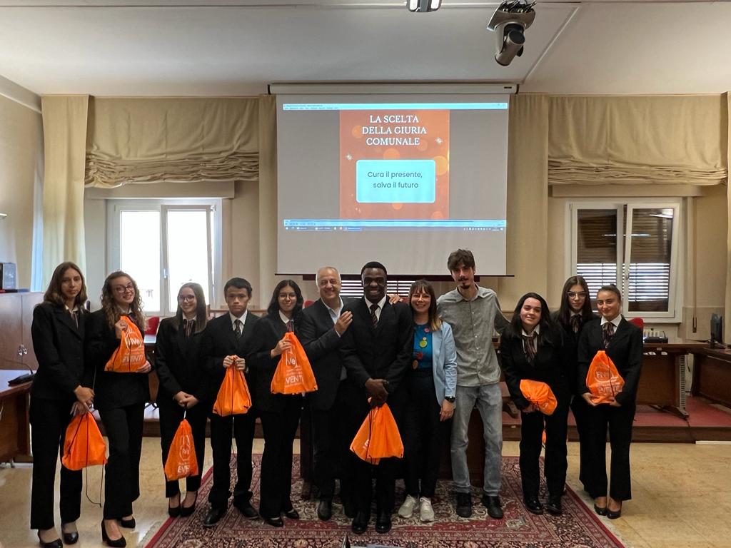 La premiazione in municipio (Fonte foto Comune di Figline e Incisa Valdarno)
