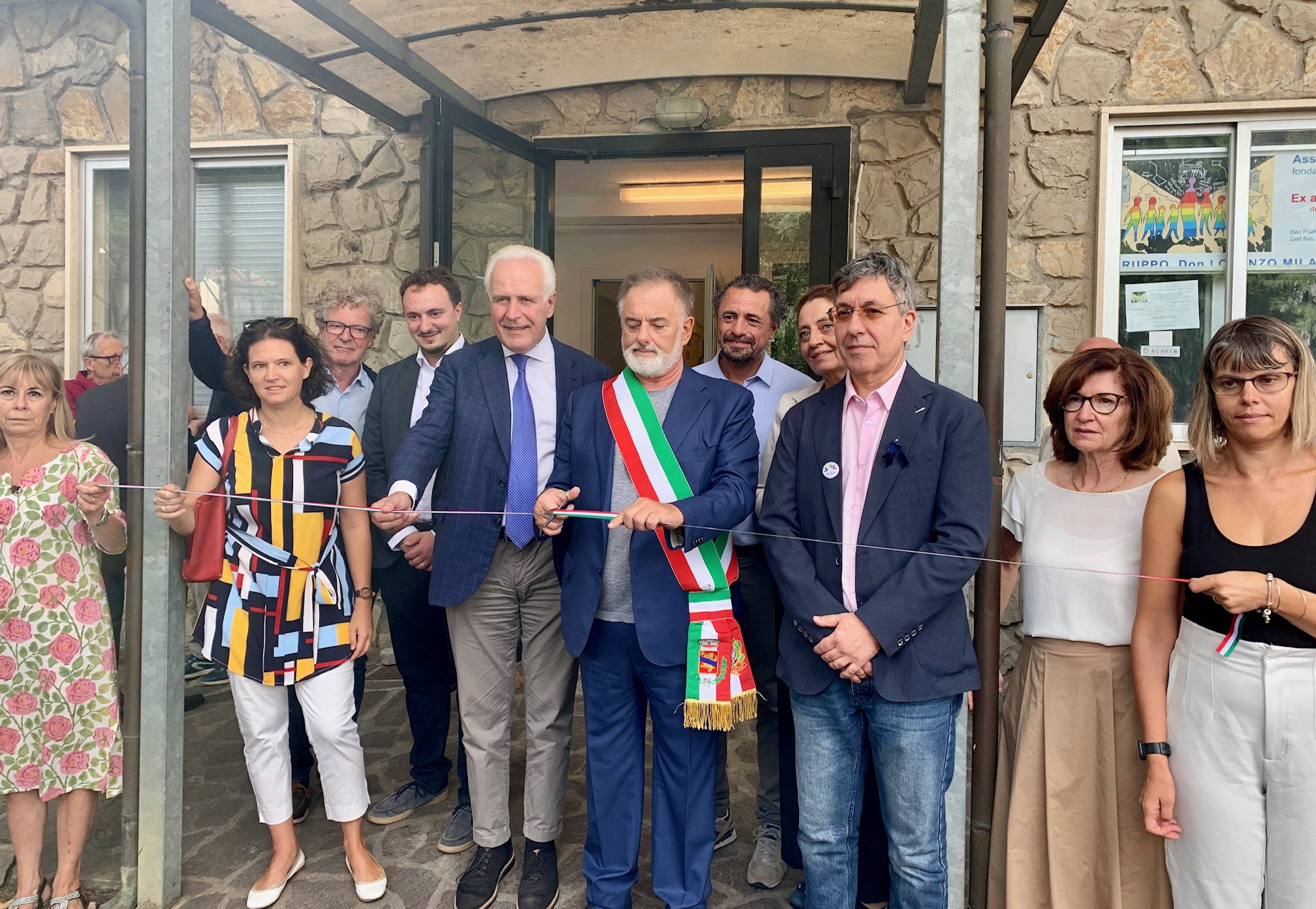 Un momento dell'inaugurazione