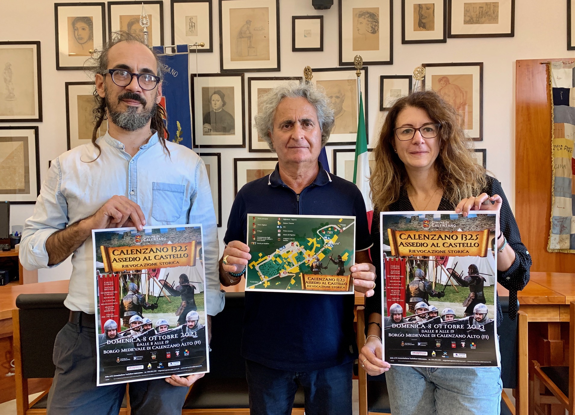 Calenzano. Assedio al Castello (conferenza stampa) 