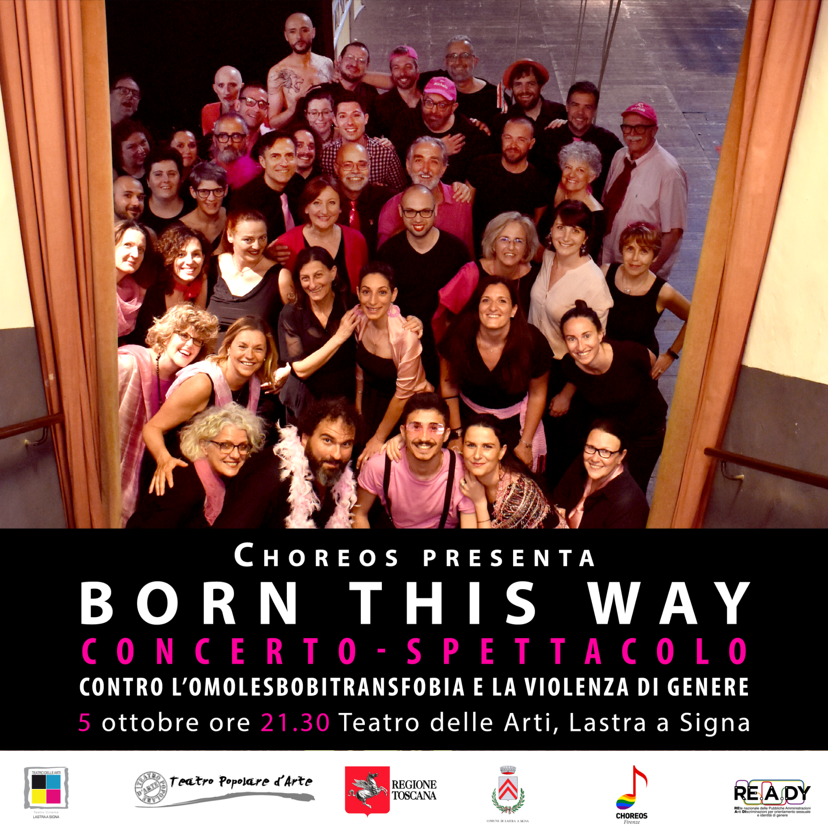 Rete Re.a.dy, due le iniziative per sensibilizzare sugli stereotipi e le discriminazioni di genere: si parte il 5 ottobre con l’esibizione del coro Lgbtqia+ Choreos