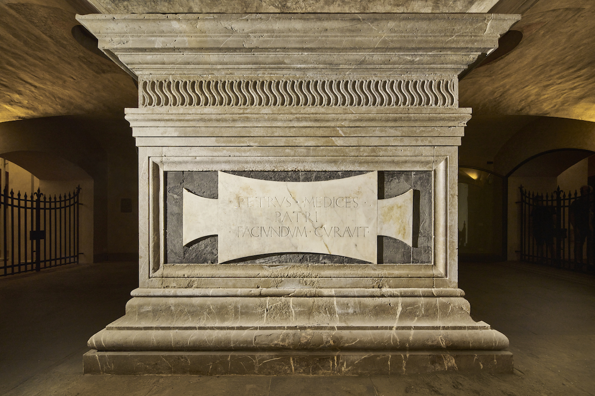 Il monumento funebre a Cosimo il vecchio “Pater Patriae” – Museo delle Cappelle Medicee (Foto di Francesco Fanfani - Fonte Mus.E)