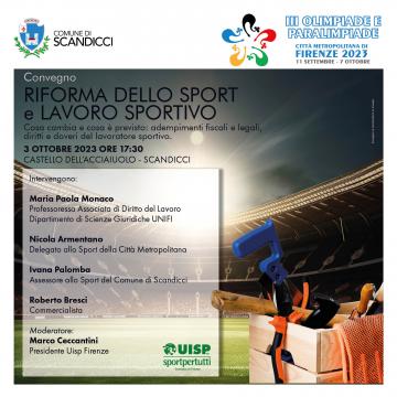 Riforma dello sport (Fonte foto Comune di Scandicci)