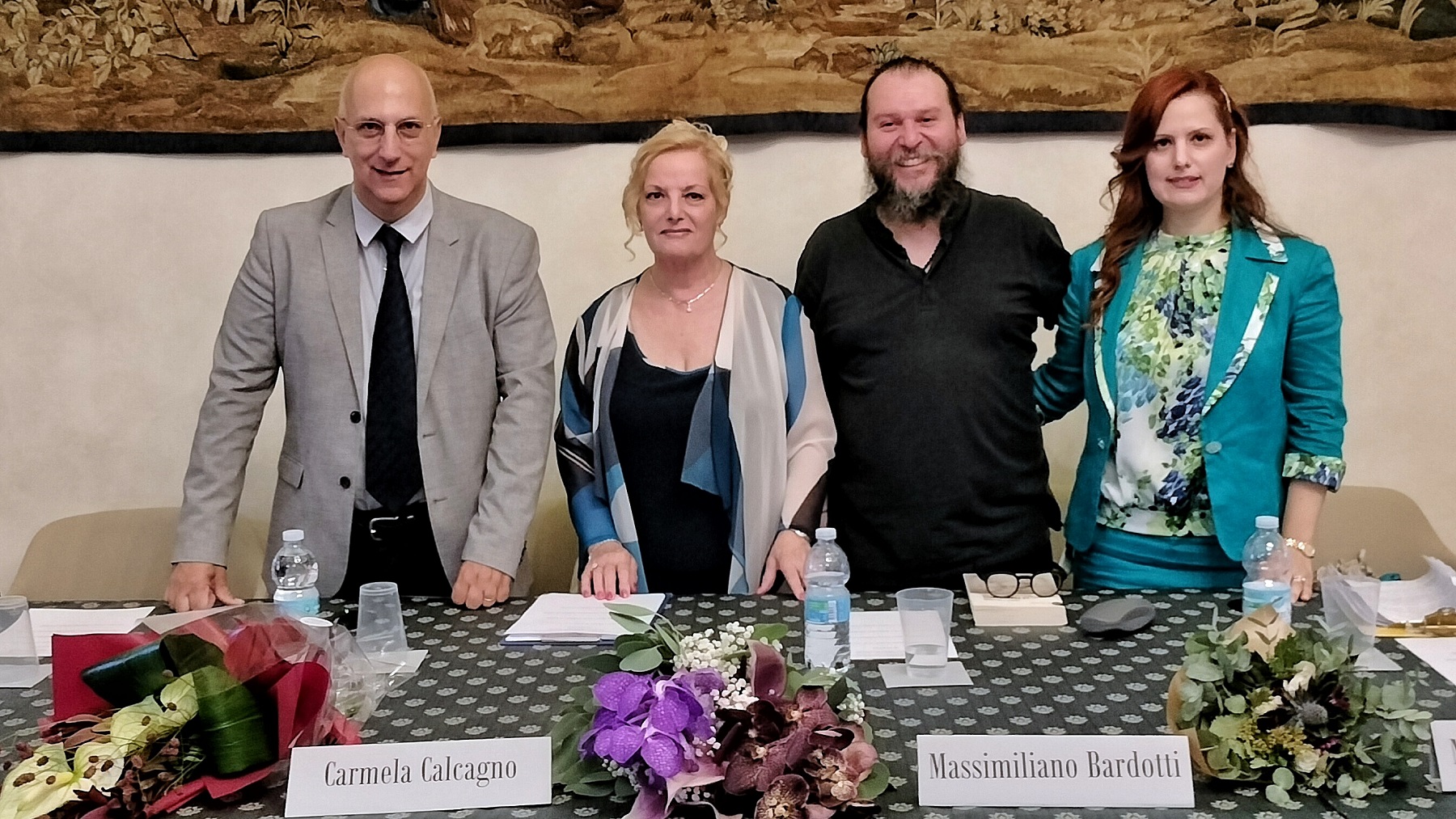 Palazzo Medici Riccardi, in scena la raccolta poetica Le parole mute di Carmela Calcagno (foto Antonello Serino - Met Ufficio Stampa)