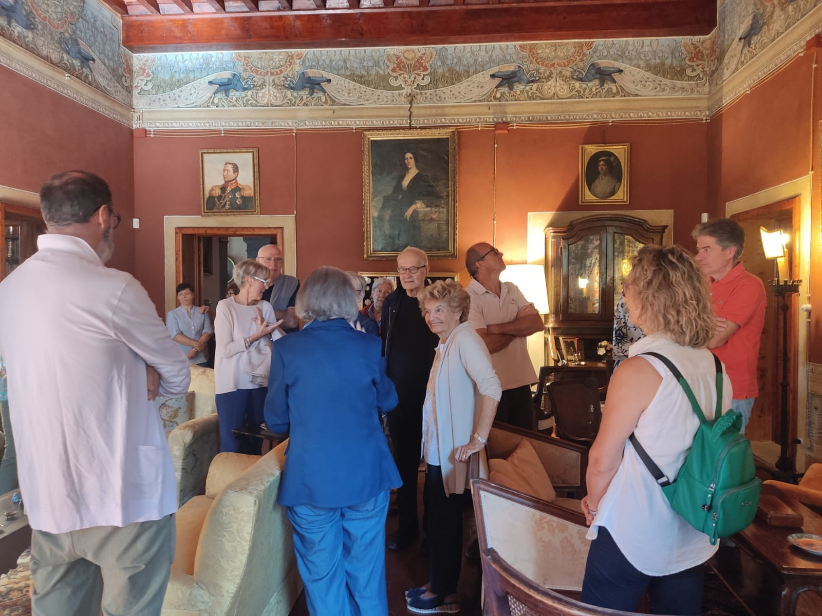 Visita villa decorata da Chini (Fonte foto Comune di Barberino e Tavarnelle)