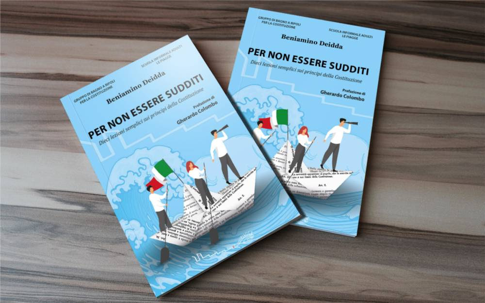 Il libro “Per non essere sudditi” di Beniamino Deidda (Fonte foto Comune di Impruneta)