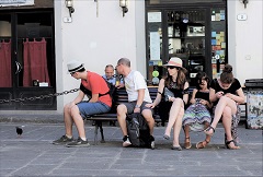 Turisti Firenze (foto Antonello Serino)