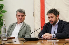 Assessore Regionale Stefano Baccelli e Consigliere Metropolitano Tommaso Triberti (foto Antonello Serino - Met Ufficio Stampa)