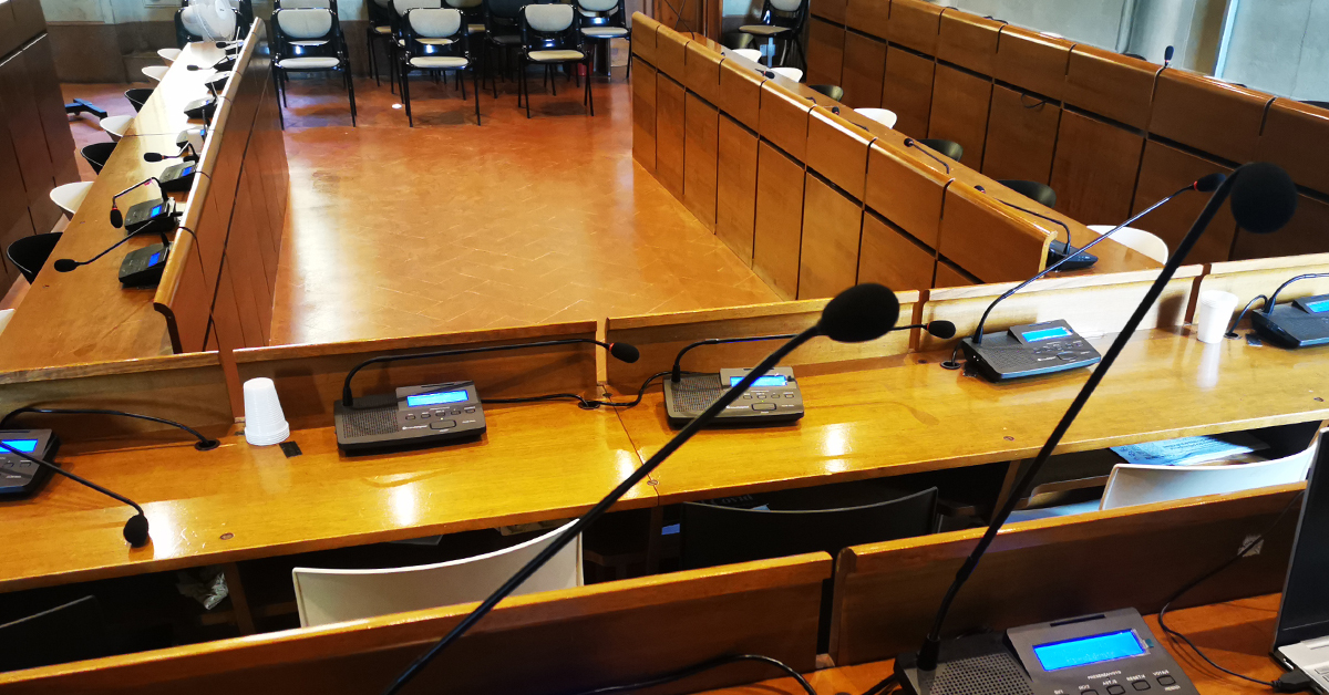 Sala dell'assemblea consiliare empolese