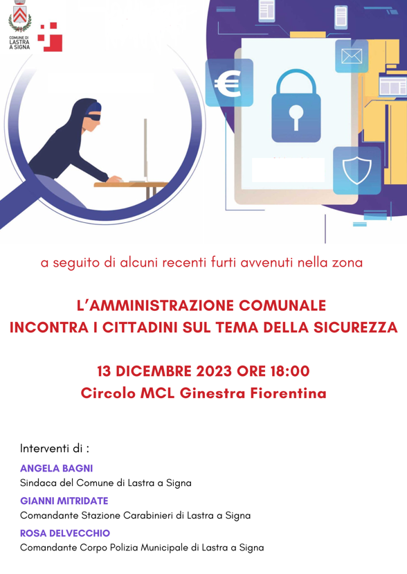 Locandina Sicurezza fonte Lastra a Signa