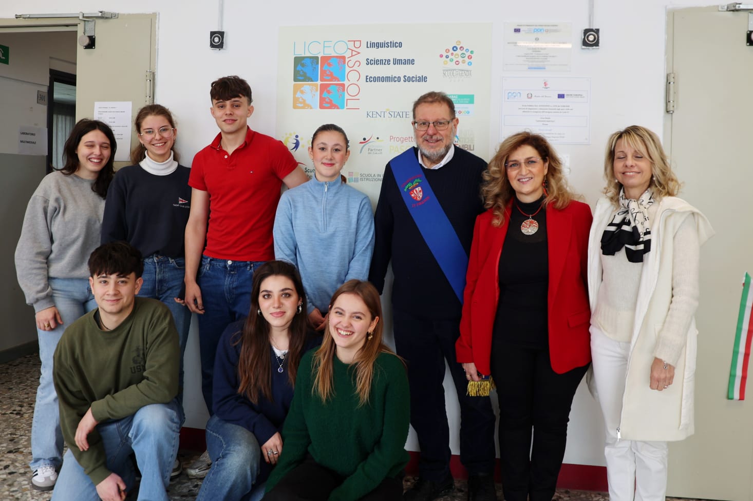 Inaugurazione nuove aule Liceo Pascoli di Firenze (fonte foto Antonello Serino Met - Ufficio Stampa)