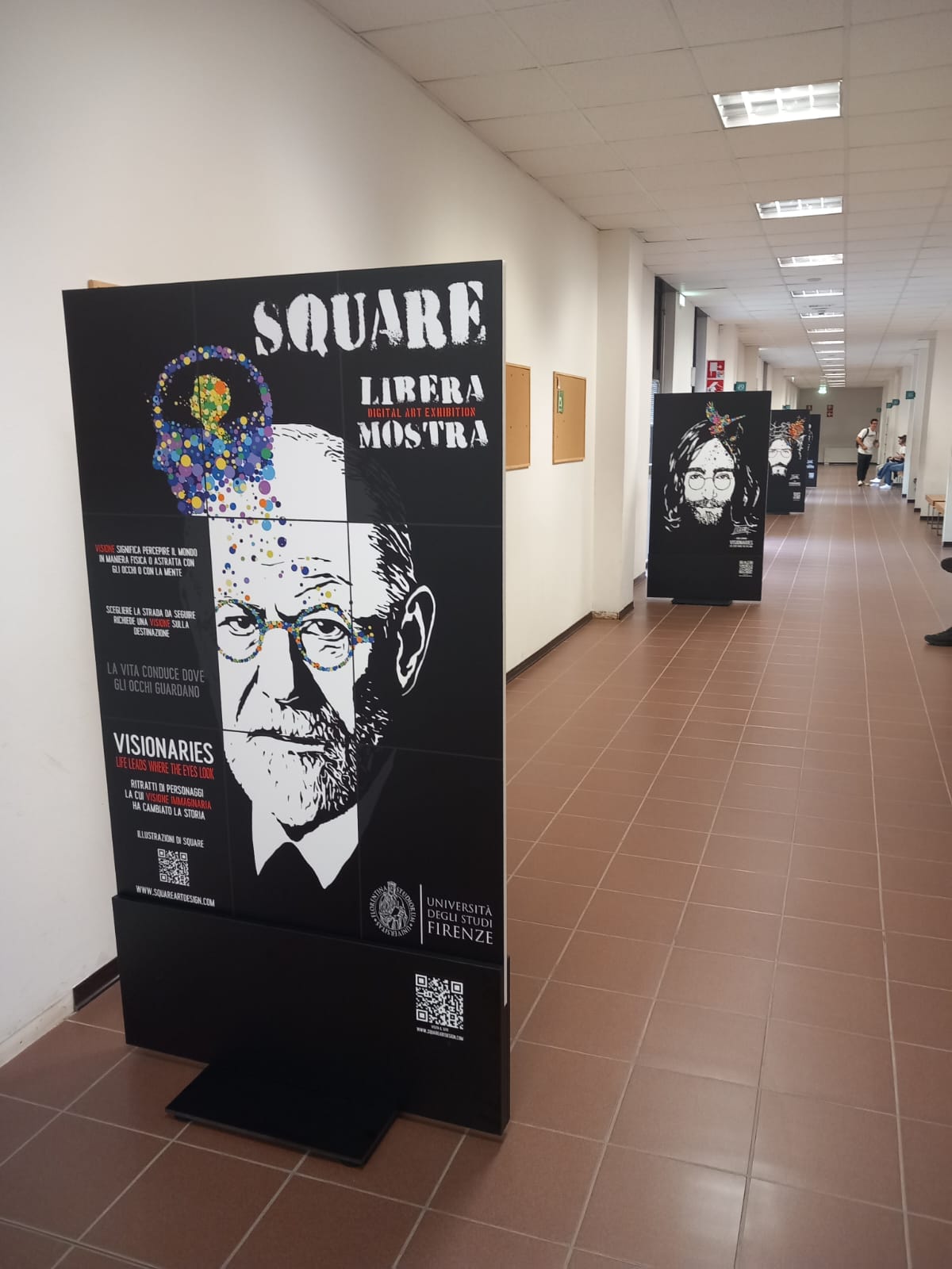 L'esposizione organizzata lo scorso settembre al campus scientifico tecnologico di Sesto fiorentino (Fonte foto Università degli Studi di Firenze)