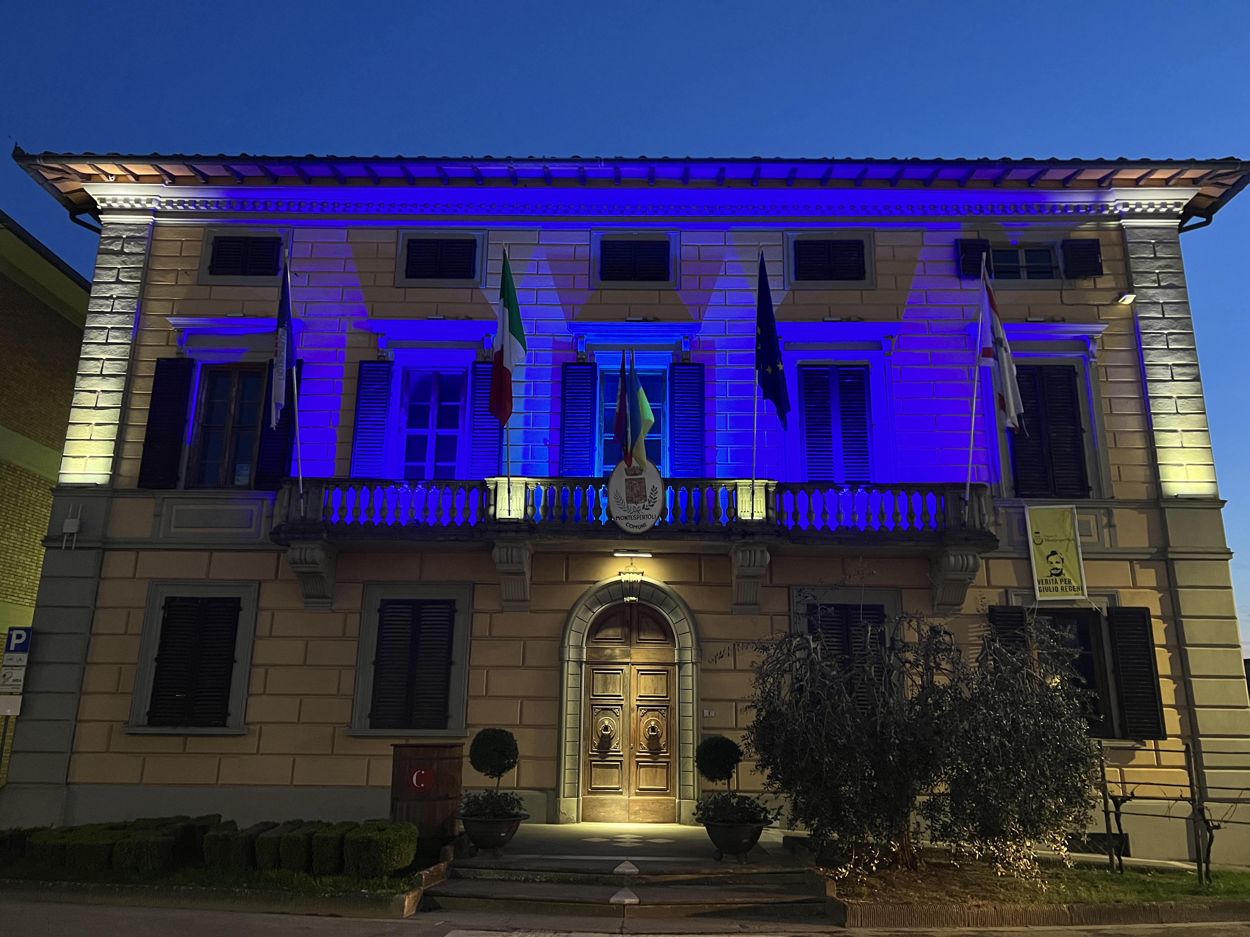 Il Palazzo Comunale il 2 aprile 2023 (Fonte foto Comune di Montespertoli)