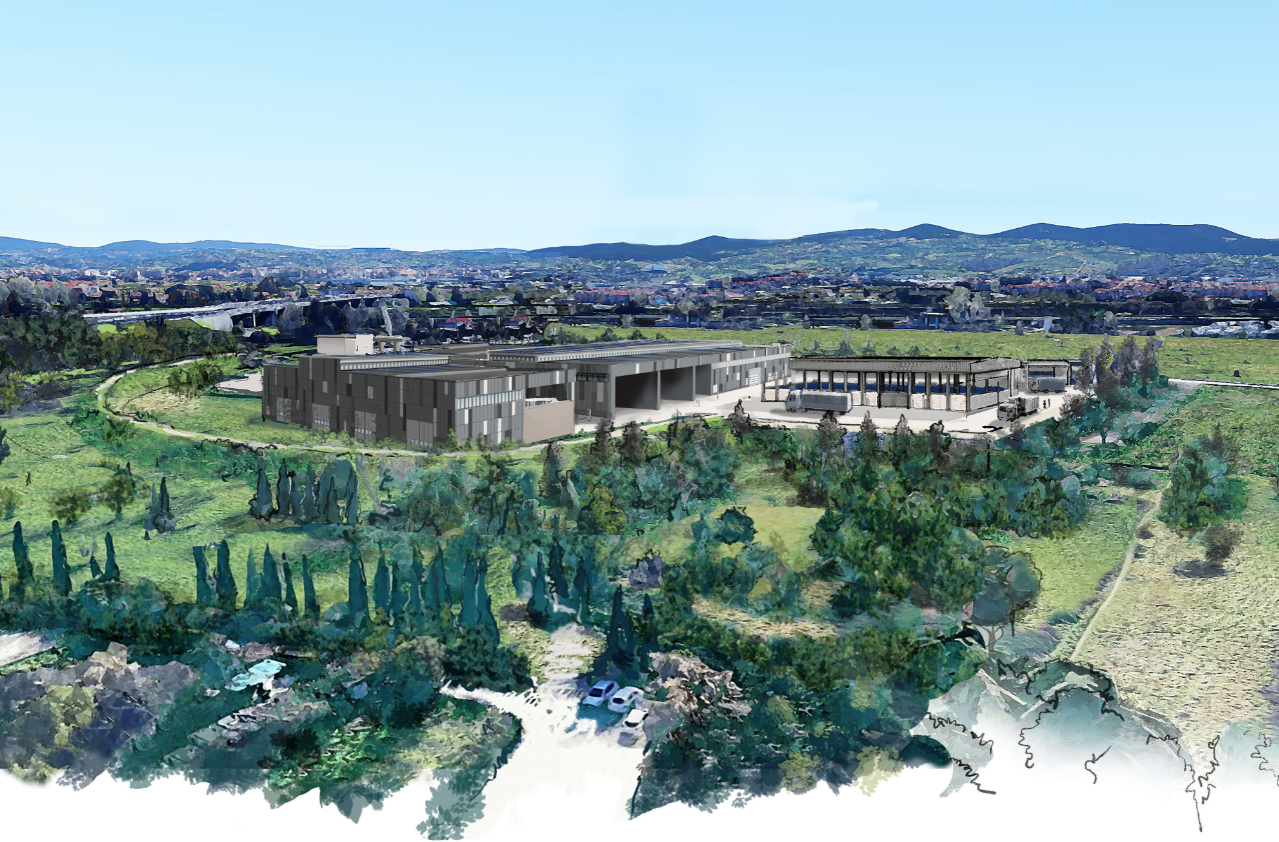 Rendering del progetto (Fonte Alia Spa)