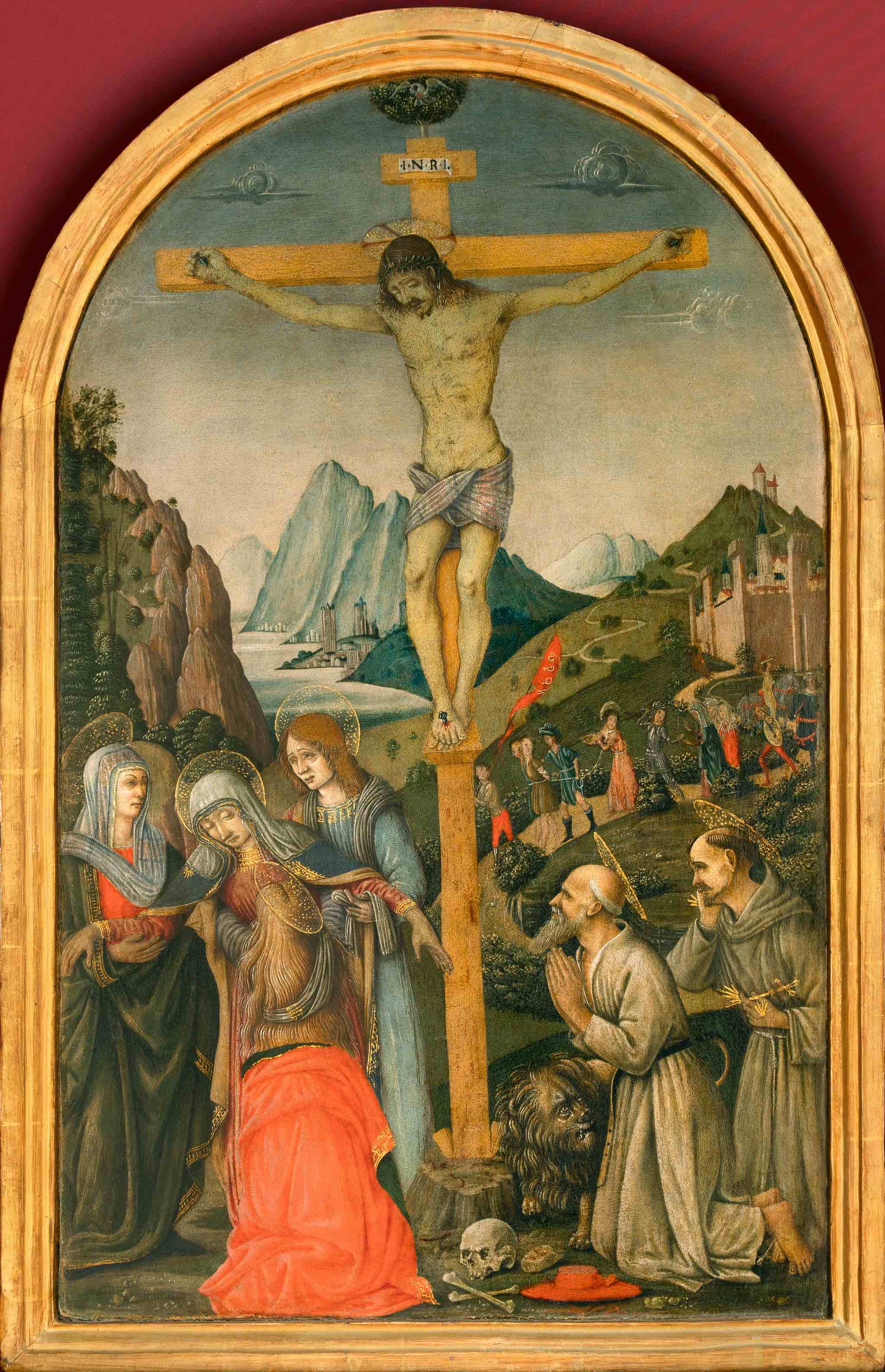 Crocefissione. Bottega di Domenico Del Ghirlandaio