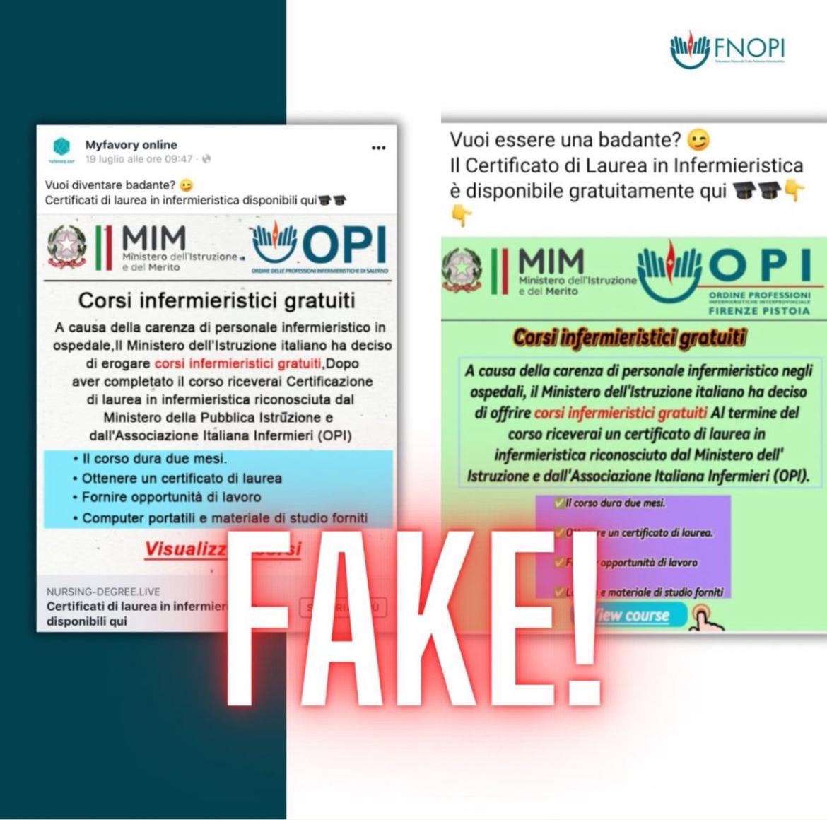 La notizia fake che gira sui social