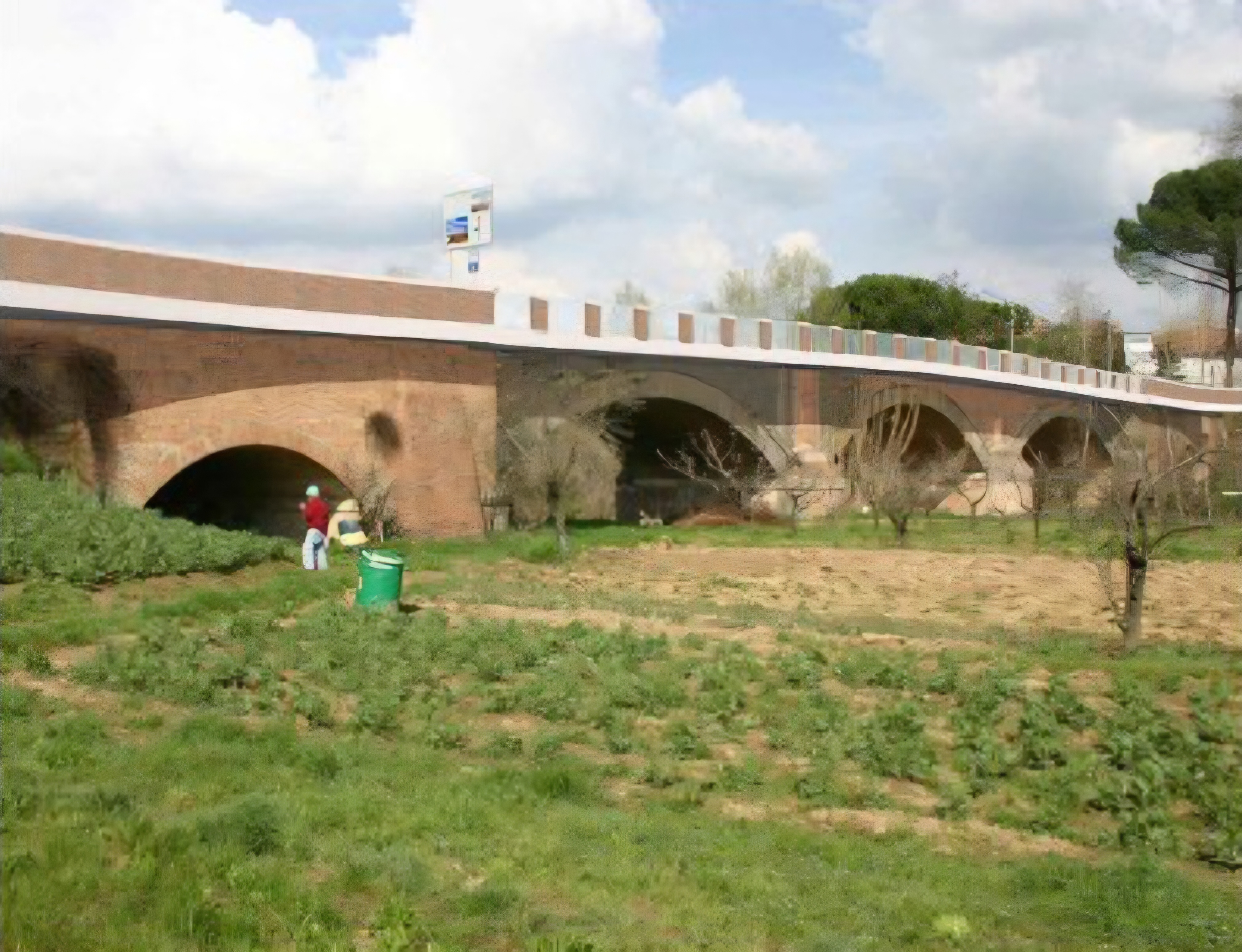 Un'immagine di come sarà il ponte