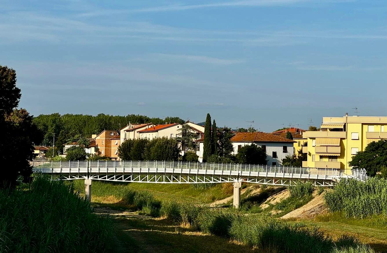 Passerella Agliena (Fonte foto Comune di Certaldo)