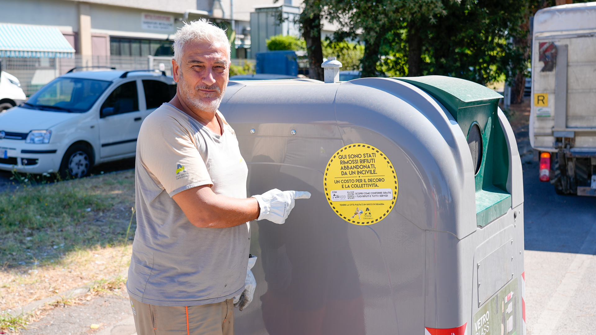 La campagna di sensibilizzazione di Alia Servizi Ambientali contro i comportamenti incivili e i rifiuti abbandonati (Fonte foto Alia Spa)