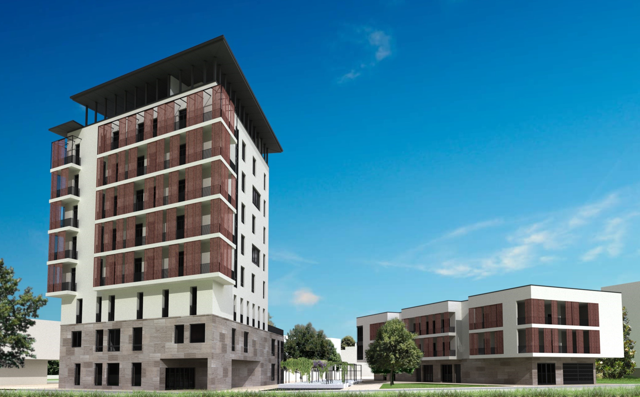 Rendering Lupi Student Hall (Fonte immagine Comune di Firenze)