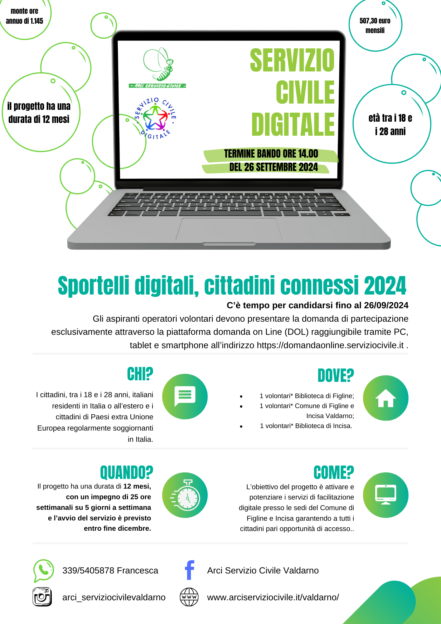 Locandina servizio civile digitale