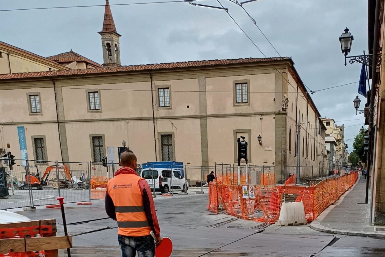 Lavori Tramvia (foto Antonello Serino - Met Ufficio Stampa)