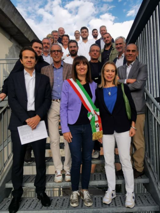 Foto di gruppo al Cesat (Fonte foto Comune di Fucecchio)