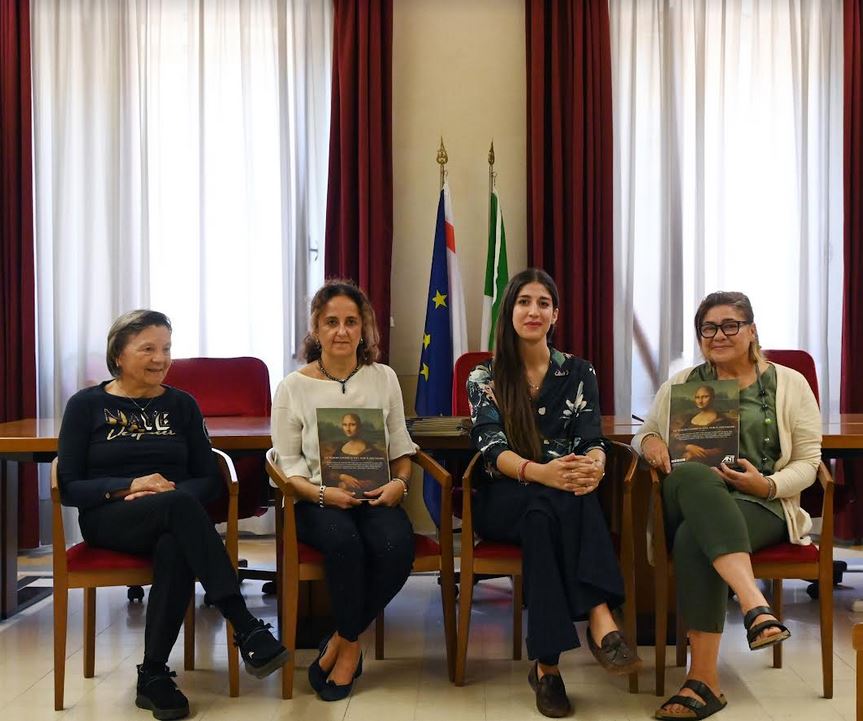 Un momento della conferenza stampa nella Sala Rossa del Municipio di Castelfiorentino (Fonte foto Comune di Castelfiorentino)