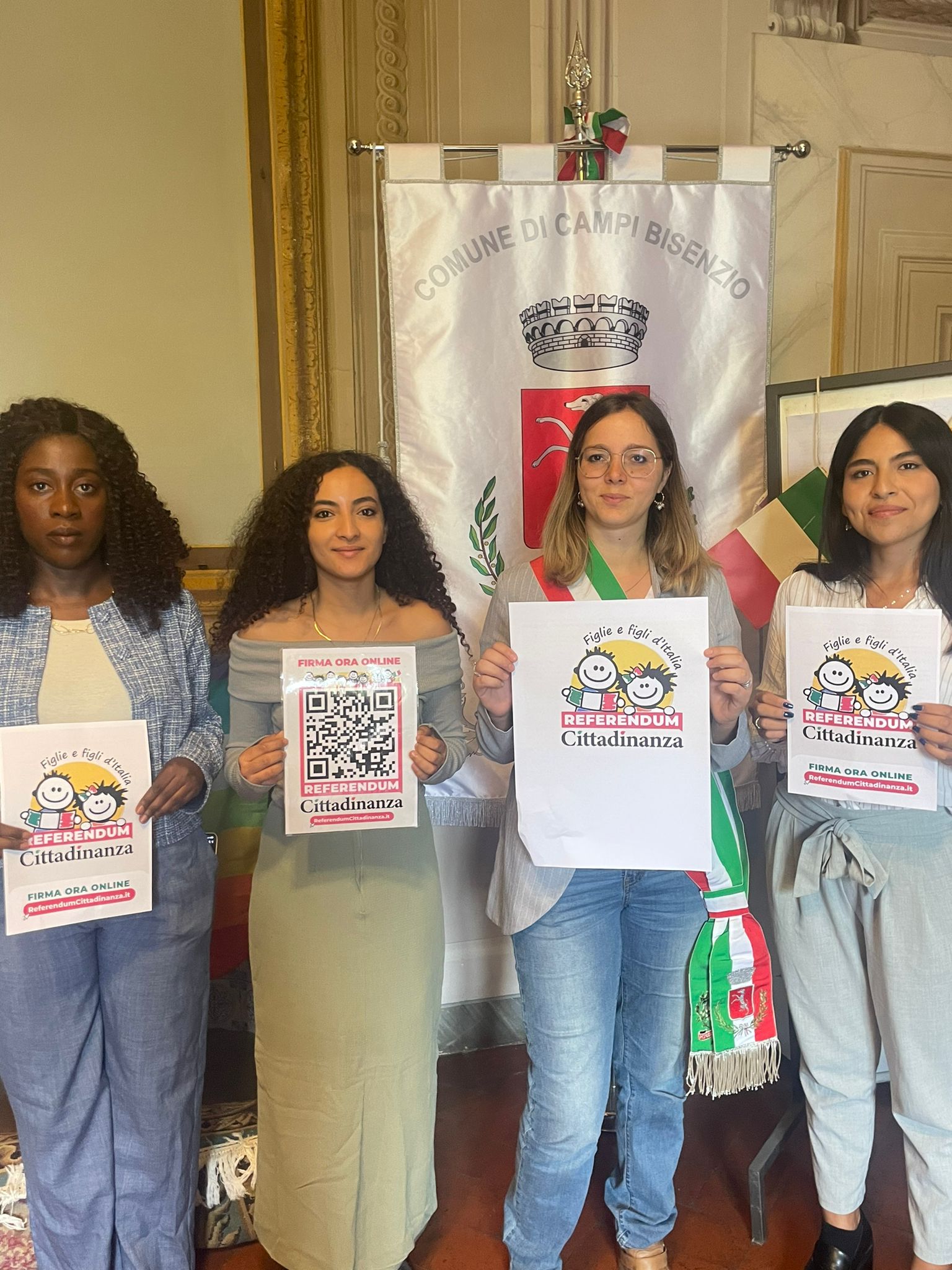 Federica petti,Benedicta Djumpah, Naomi Martin e Ikram El Idrissi Sbai 