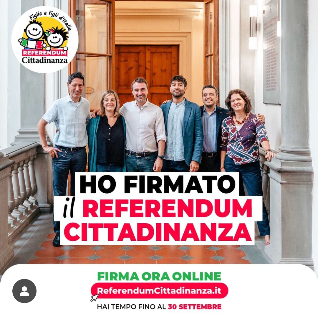 Cittadinanza, tutta la Giunta comunale di Sesto Fiorentino firma per il referendum