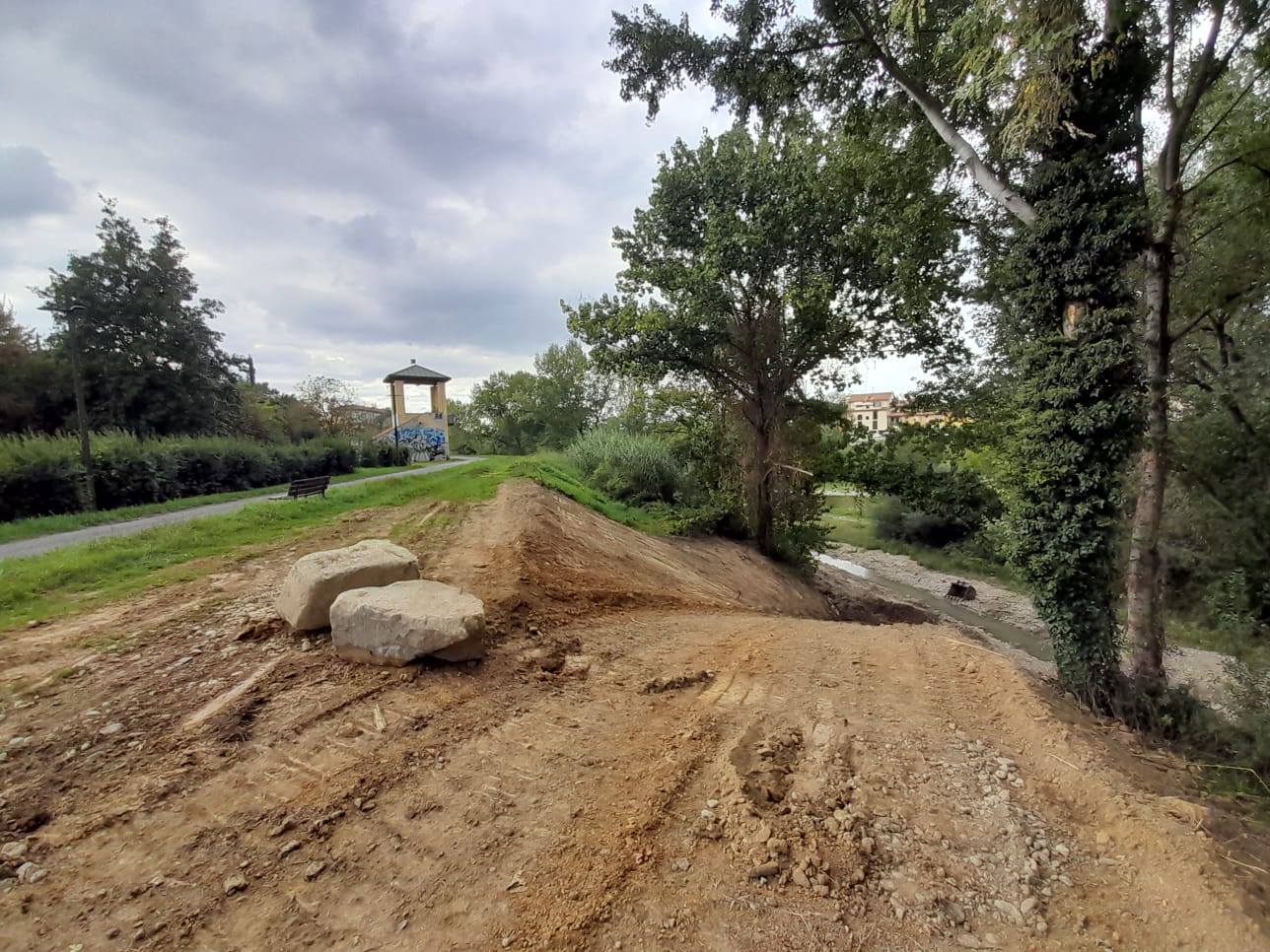 Intervento sul Torrente Pesa a Puntazza, Montelupo Fiorentino (Fonte foto Consorzio di Bonifica Medio Valdarno)