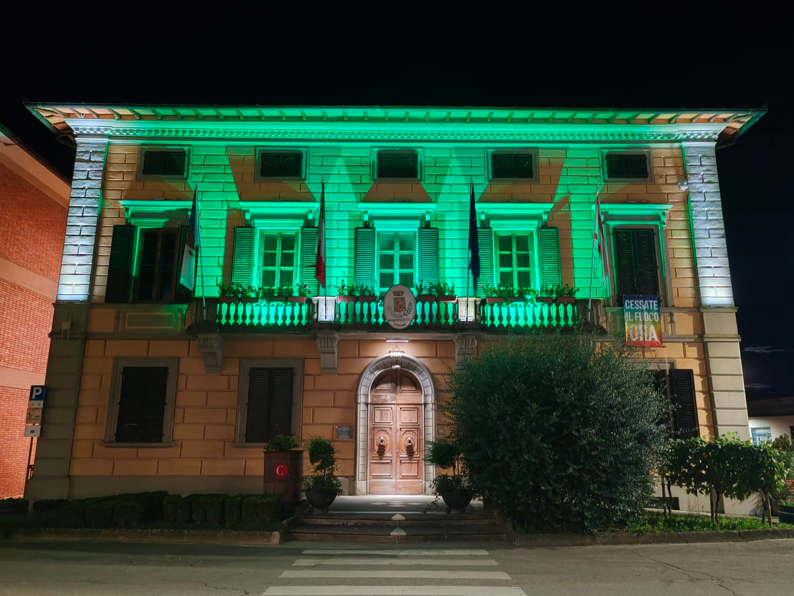 comune -montespertoli -illuminato -verde