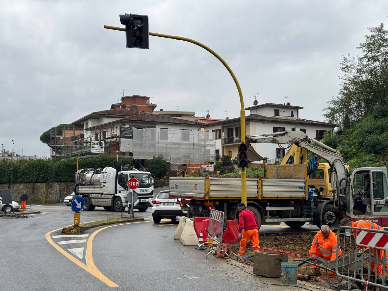 Rotatoria Barberino (Fonte foto Comune di Figline e Incisa Valdarno)