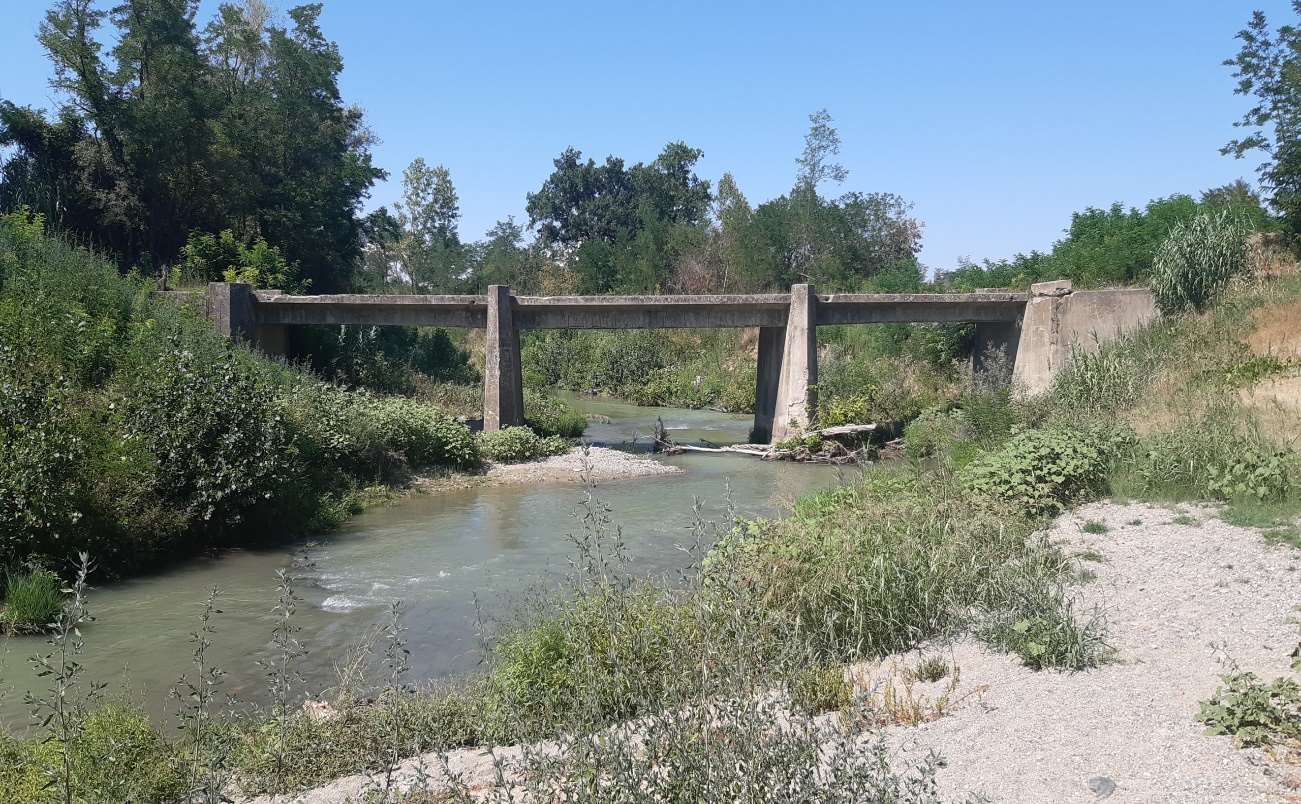 Ulignano ponte Guado prima (Fonte foto Consorzio di Bonifica Medio Valdarno)