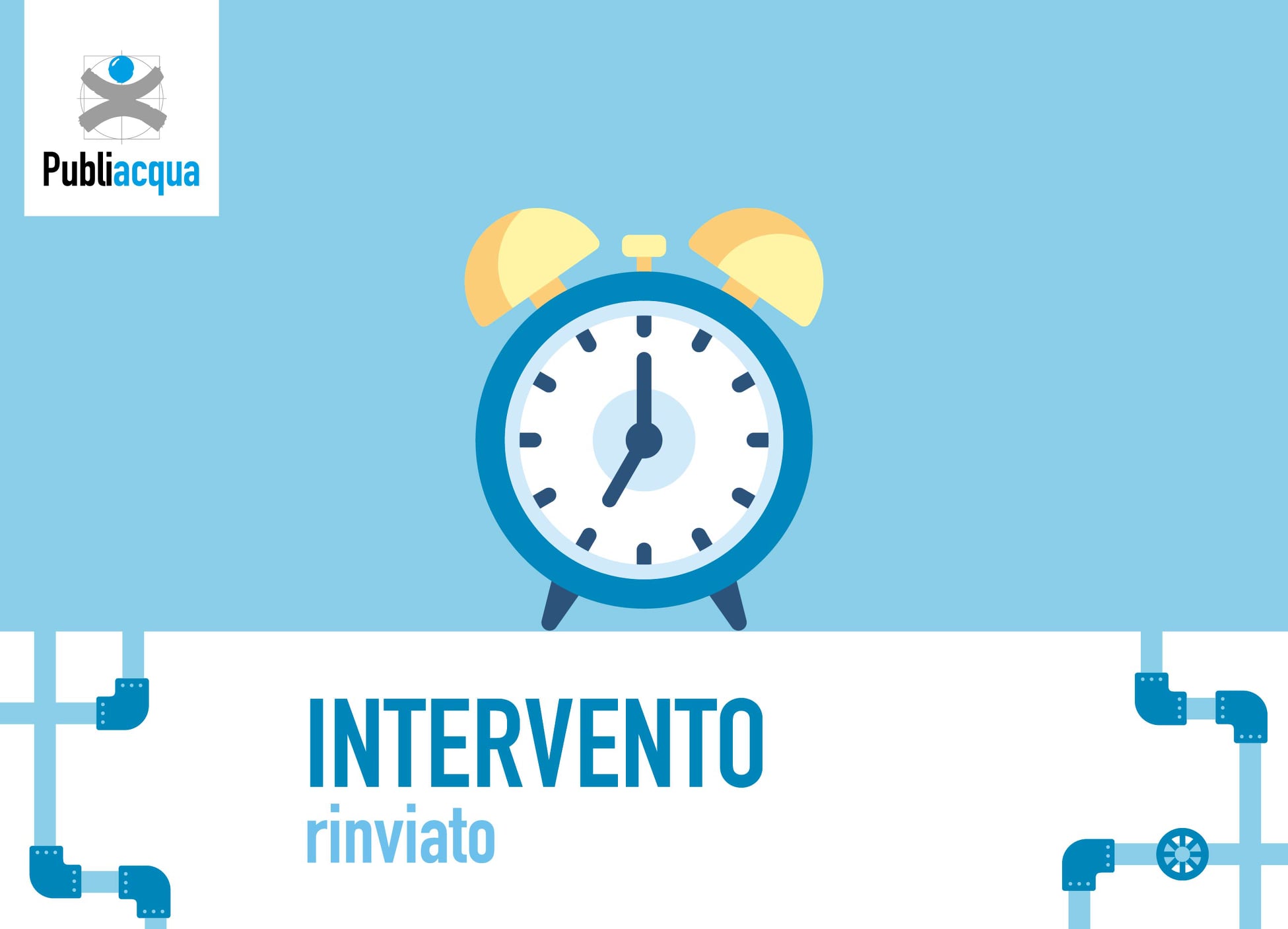 Intervento rinviato a data da destinarsi