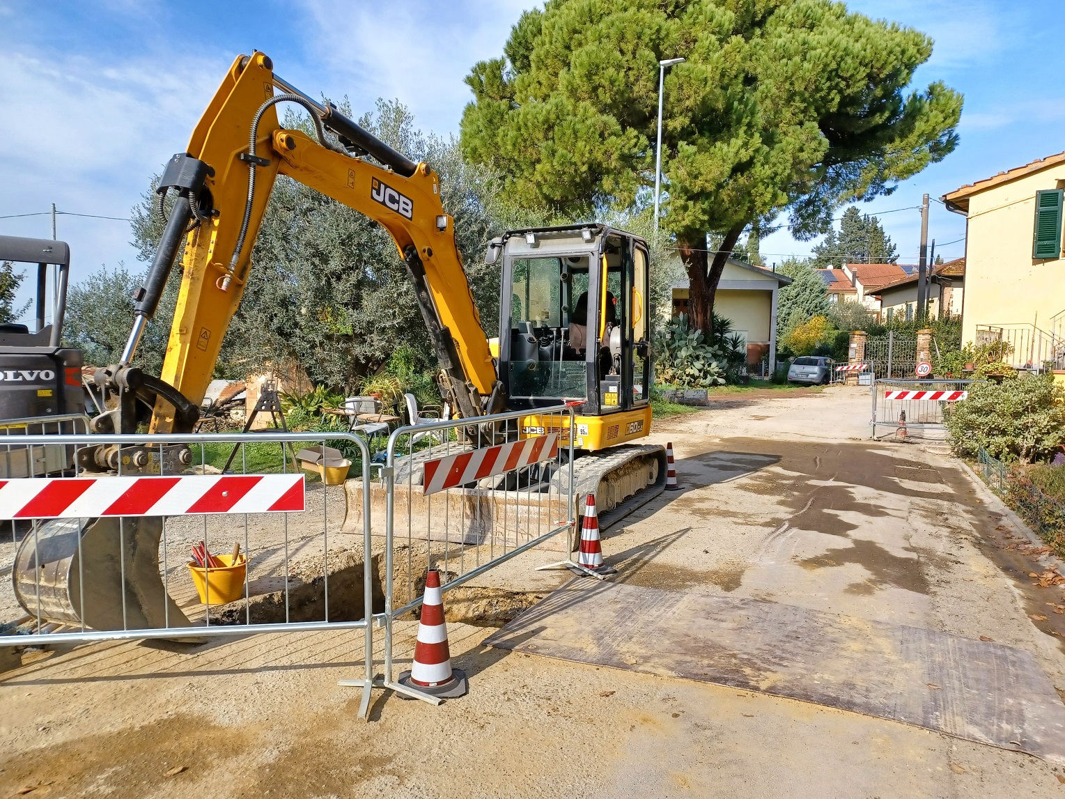 Lavori a Gambassi Terme (Fonte foto Acque Spa)